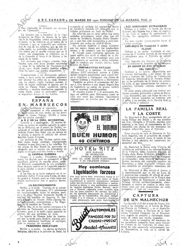 ABC MADRID 04-03-1922 página 12