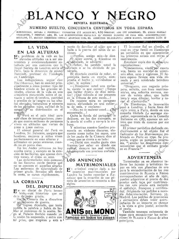 BLANCO Y NEGRO MADRID 05-03-1922 página 37
