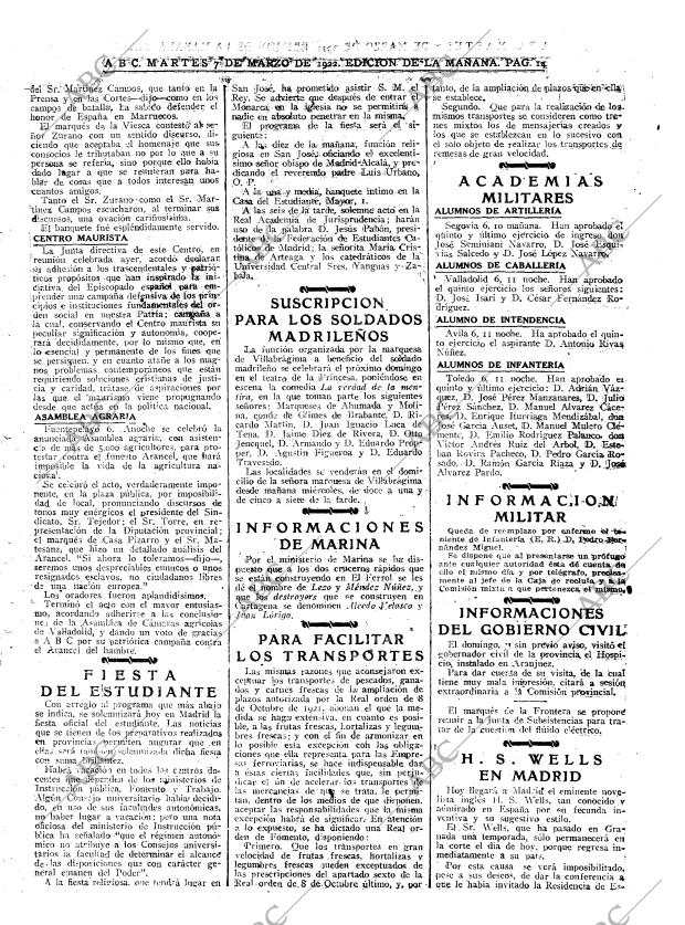 ABC MADRID 07-03-1922 página 14