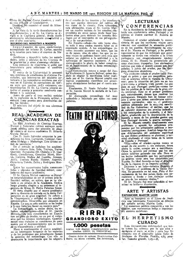 ABC MADRID 07-03-1922 página 16