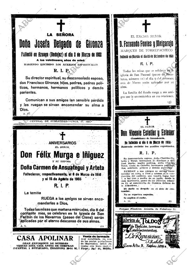 ABC MADRID 07-03-1922 página 28