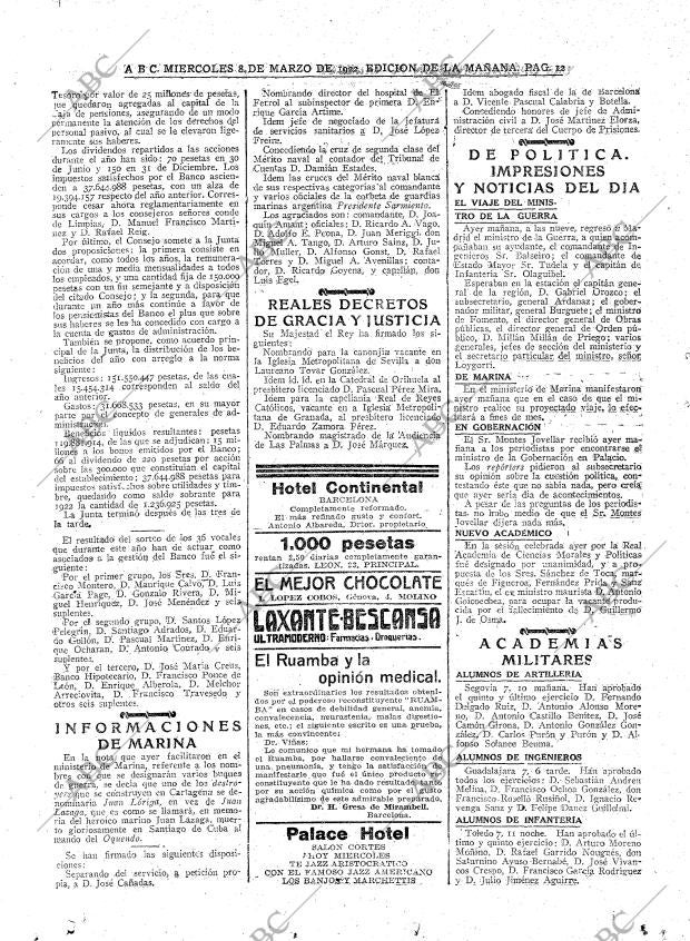 ABC MADRID 08-03-1922 página 12