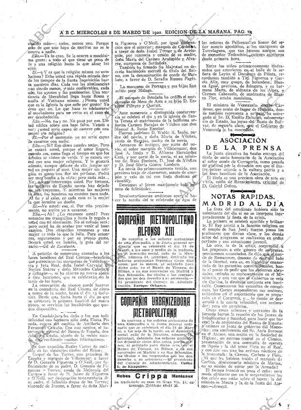 ABC MADRID 08-03-1922 página 14