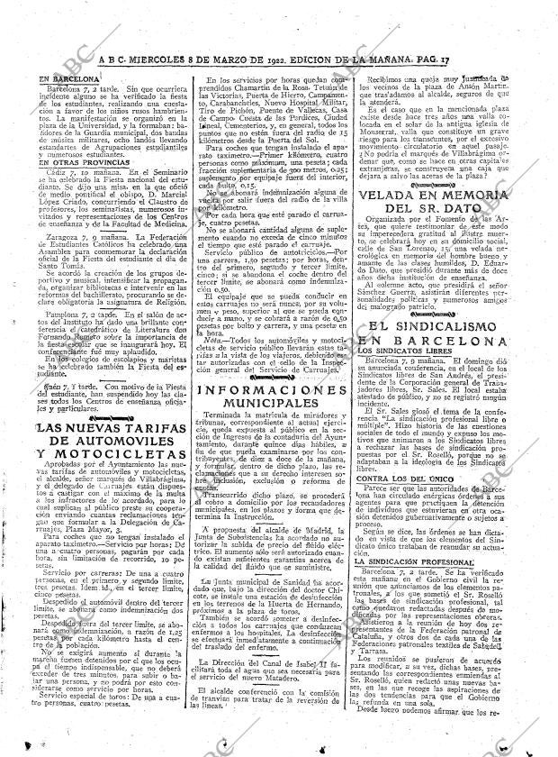 ABC MADRID 08-03-1922 página 17