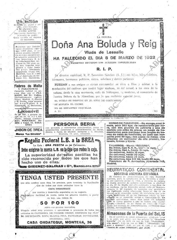 ABC MADRID 09-03-1922 página 23