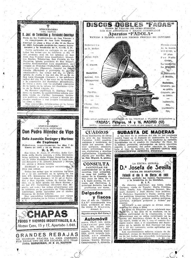 ABC MADRID 09-03-1922 página 25