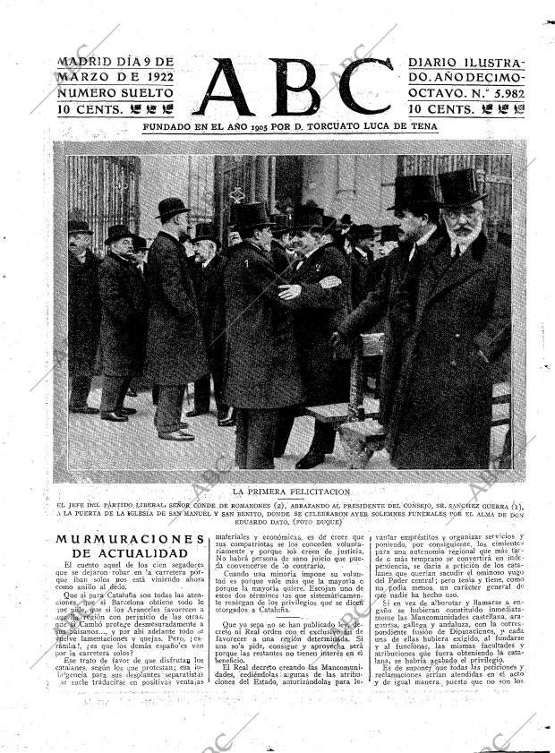ABC MADRID 09-03-1922 página 3