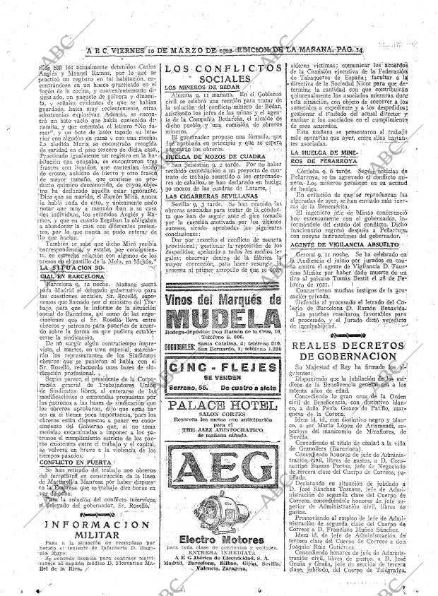 ABC MADRID 10-03-1922 página 14