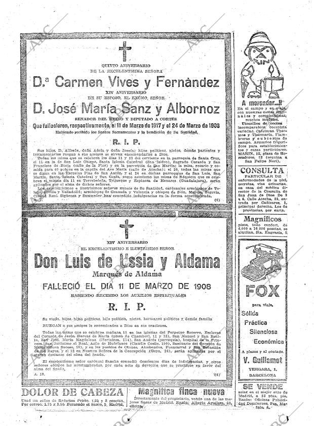 ABC MADRID 10-03-1922 página 29