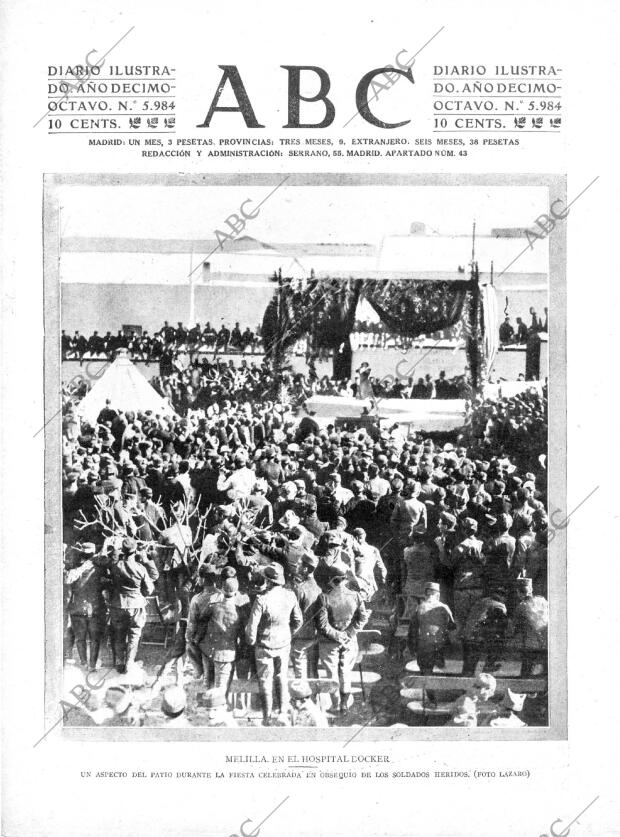 ABC MADRID 11-03-1922 página 1