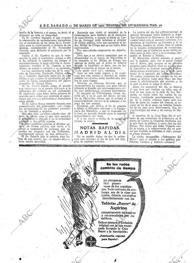 ABC MADRID 11-03-1922 página 10