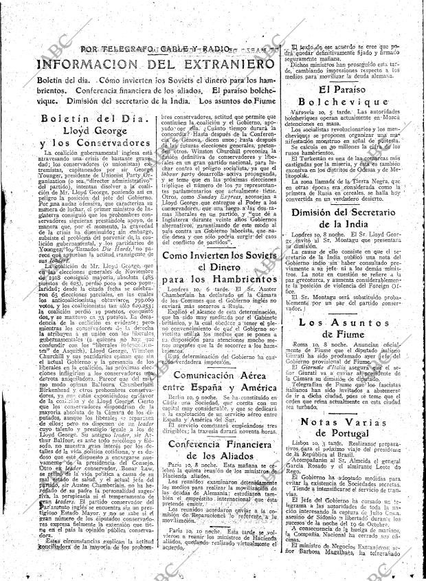 ABC MADRID 11-03-1922 página 15