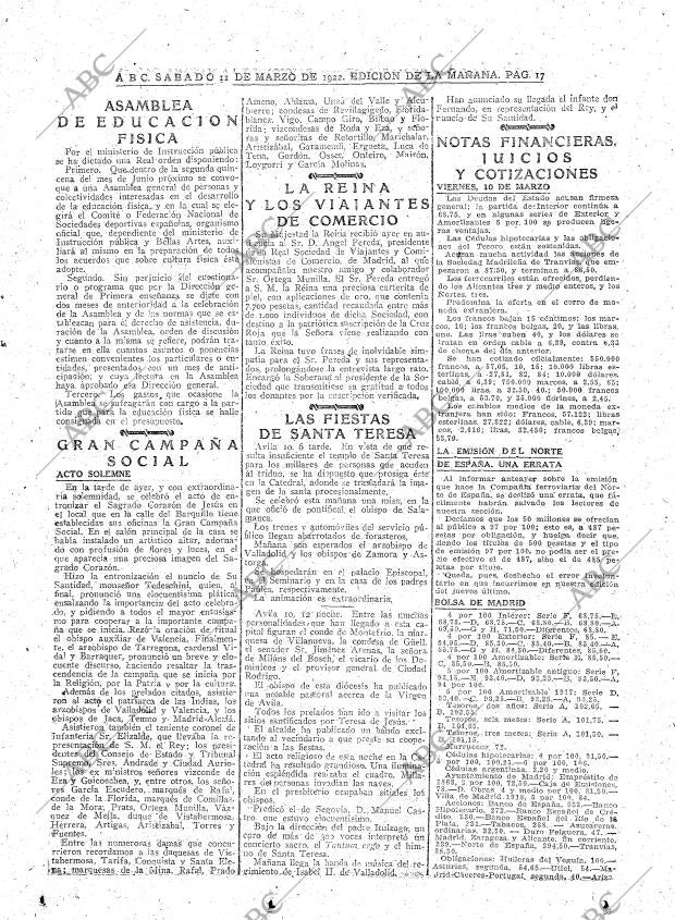 ABC MADRID 11-03-1922 página 17