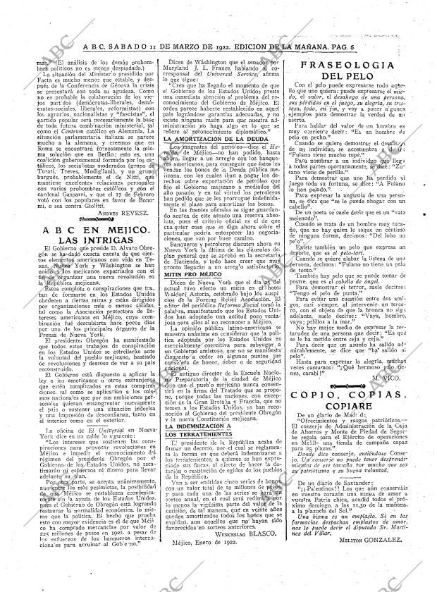 ABC MADRID 11-03-1922 página 6