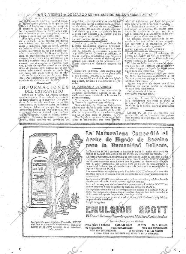 ABC MADRID 24-03-1922 página 14
