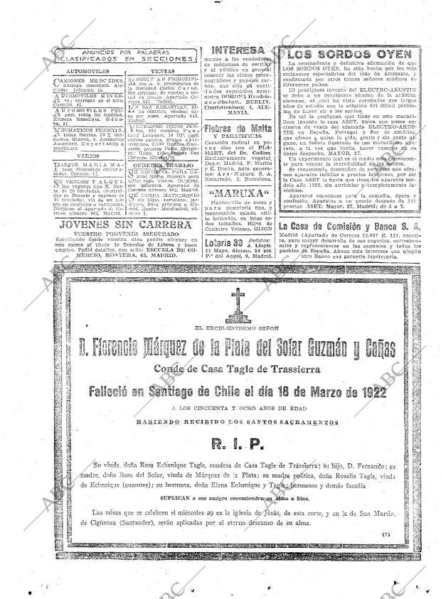 ABC MADRID 24-03-1922 página 20