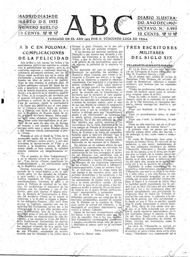 ABC MADRID 24-03-1922 página 3