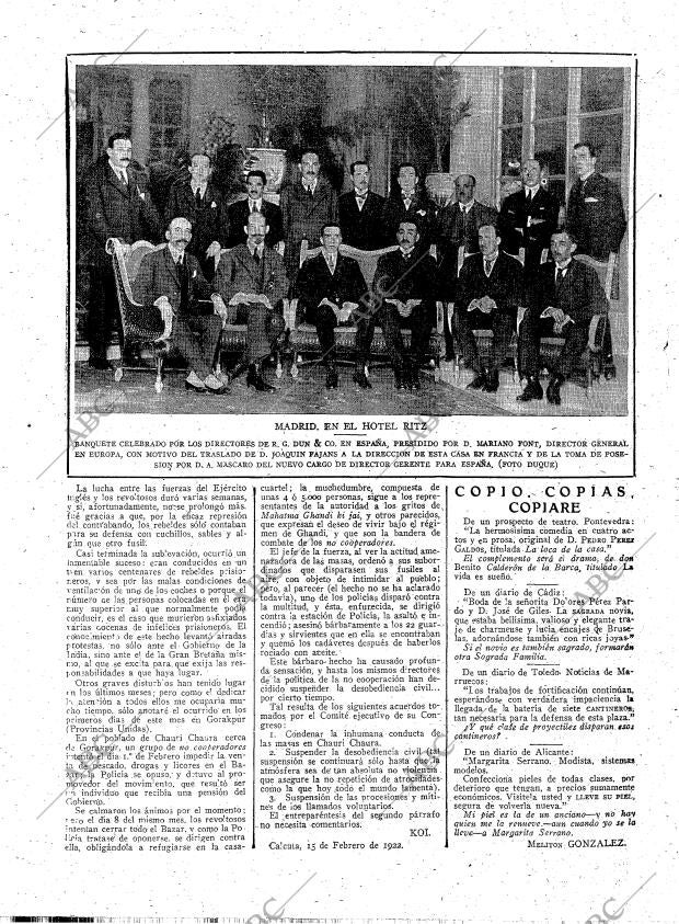 ABC MADRID 24-03-1922 página 6