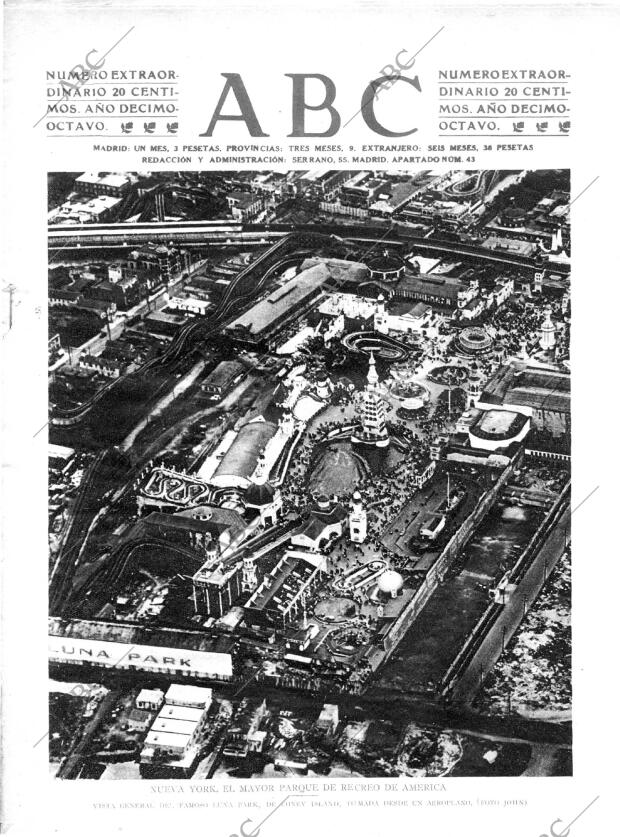 ABC MADRID 26-03-1922 página 1