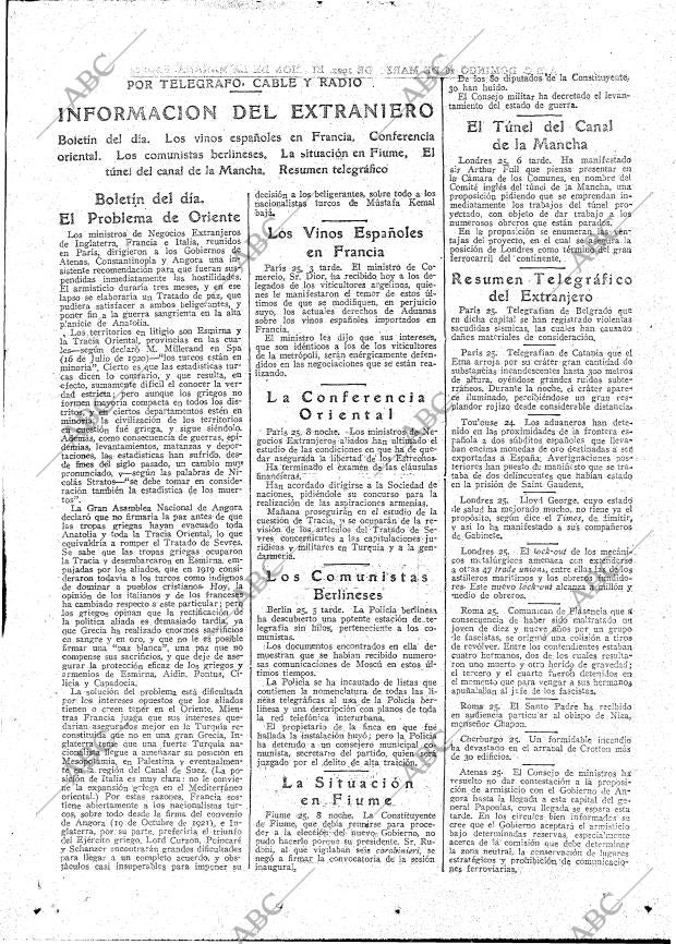ABC MADRID 26-03-1922 página 25
