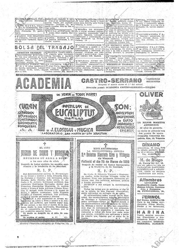 ABC MADRID 26-03-1922 página 32