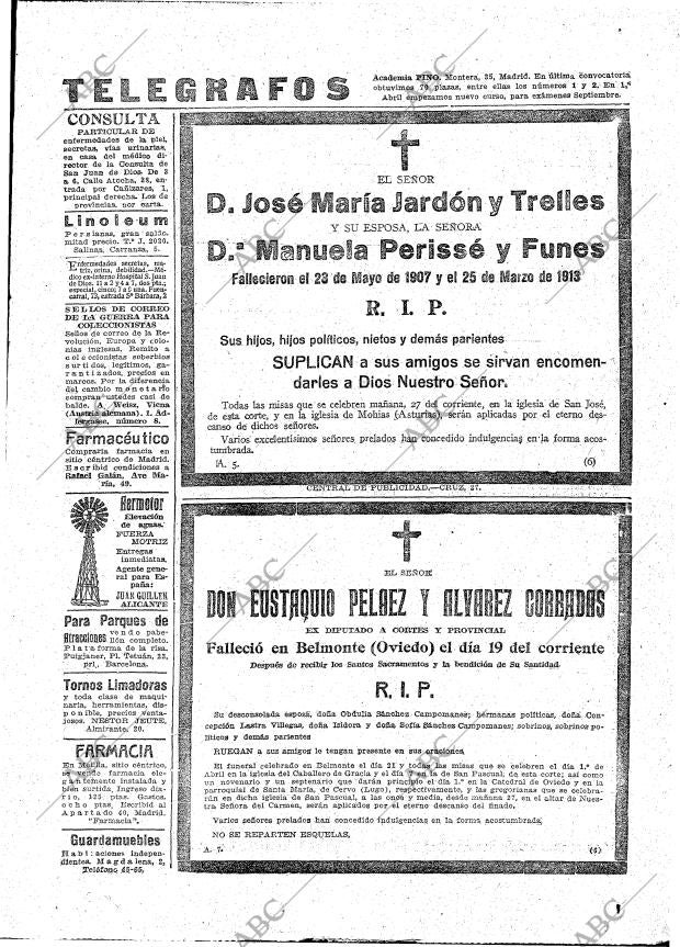 ABC MADRID 26-03-1922 página 35