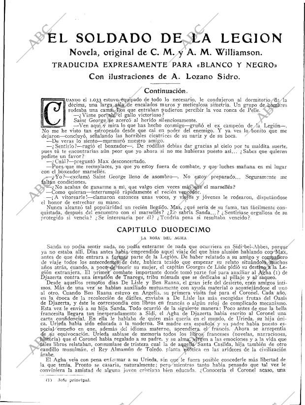 BLANCO Y NEGRO MADRID 26-03-1922 página 15