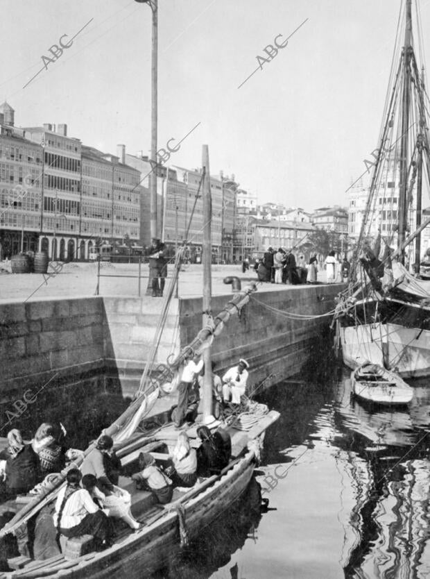 El muelle de la Coruña