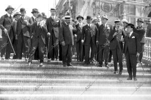 El Conde de Romanones (X), Visitando las Obras de la plaza de España