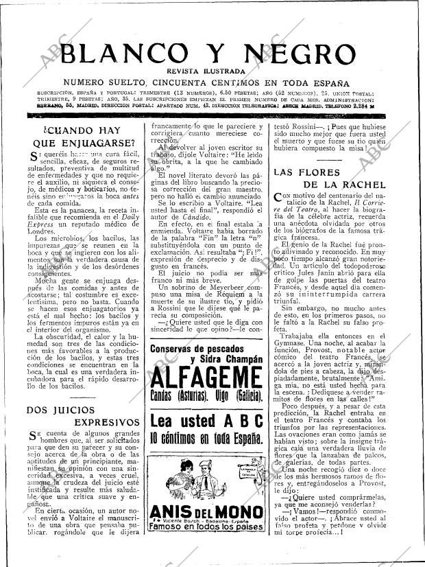 BLANCO Y NEGRO MADRID 02-04-1922 página 34
