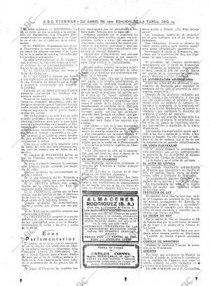 ABC MADRID 07-04-1922 página 14