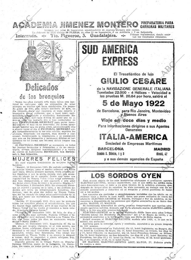ABC MADRID 12-04-1922 página 21