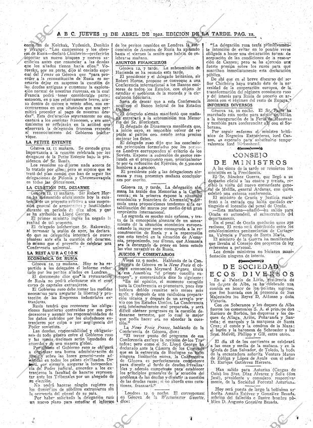 ABC MADRID 13-04-1922 página 12