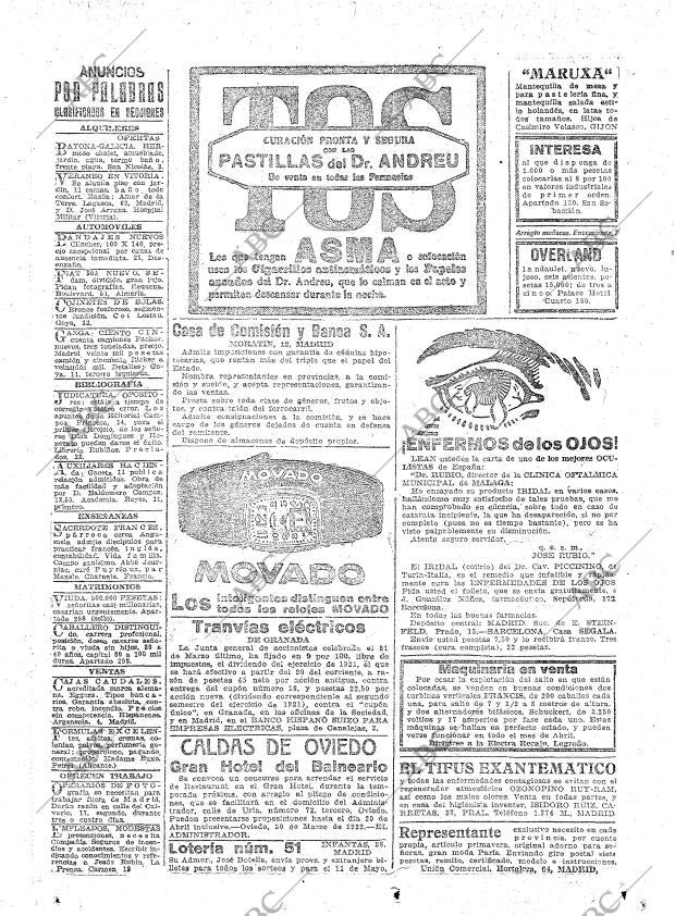 ABC MADRID 13-04-1922 página 20
