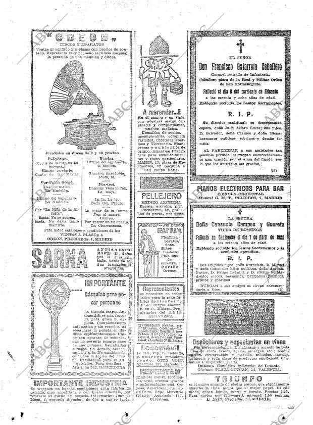 ABC MADRID 13-04-1922 página 21