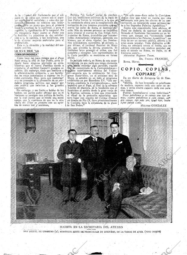 ABC MADRID 13-04-1922 página 5