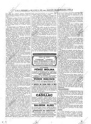 ABC MADRID 14-04-1922 página 19