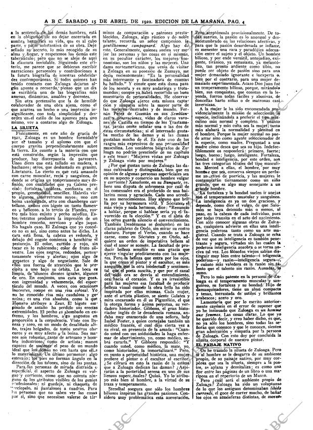 ABC MADRID 15-04-1922 página 4