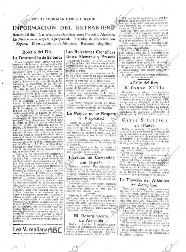 ABC MADRID 22-04-1922 página 17