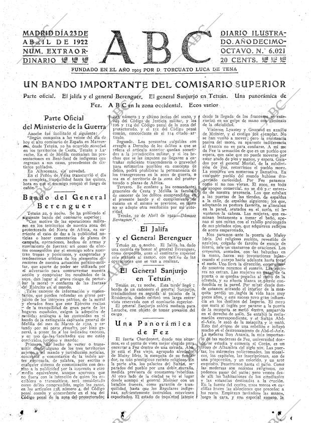 ABC MADRID 23-04-1922 página 15
