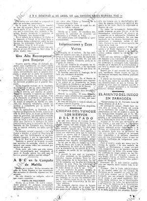 ABC MADRID 23-04-1922 página 17