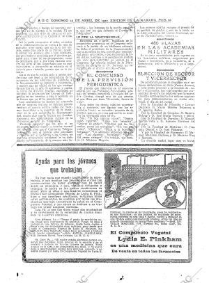 ABC MADRID 23-04-1922 página 20