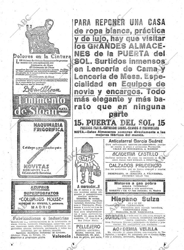 ABC MADRID 23-04-1922 página 43