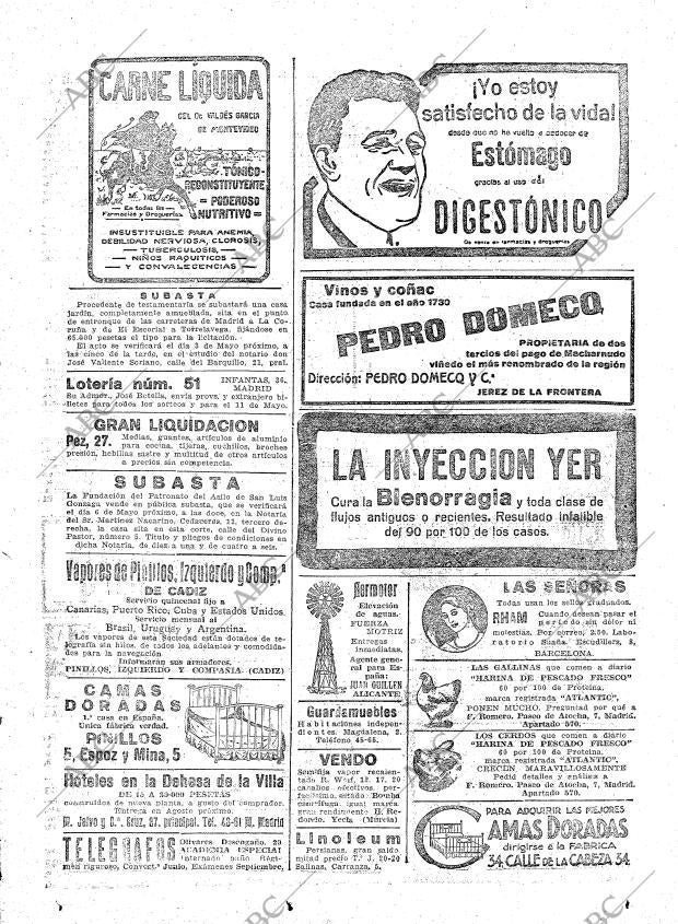 ABC MADRID 23-04-1922 página 45