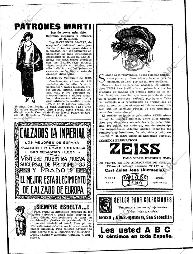 BLANCO Y NEGRO MADRID 23-04-1922 página 10