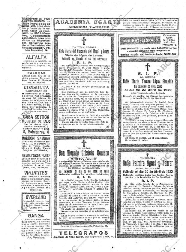 ABC MADRID 26-04-1922 página 28