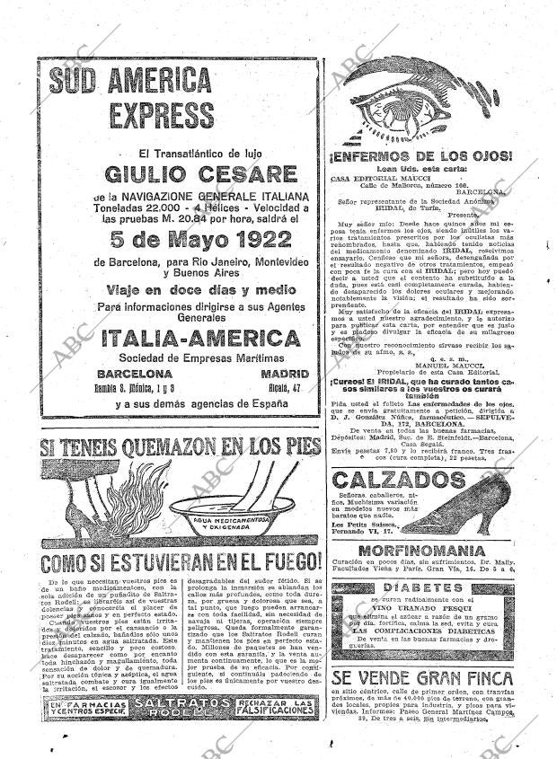 ABC MADRID 26-04-1922 página 30