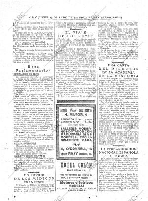 ABC MADRID 27-04-1922 página 14