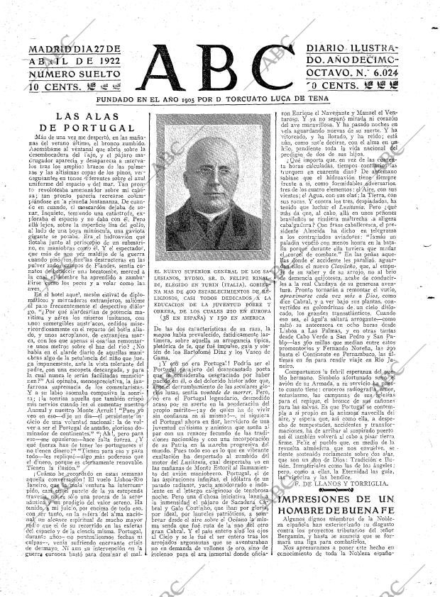 ABC MADRID 27-04-1922 página 3