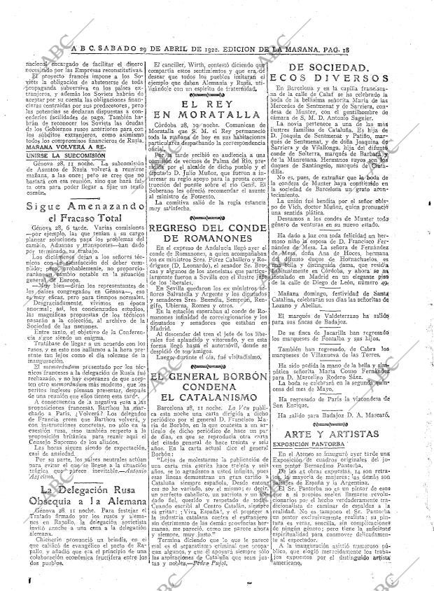 ABC MADRID 29-04-1922 página 18